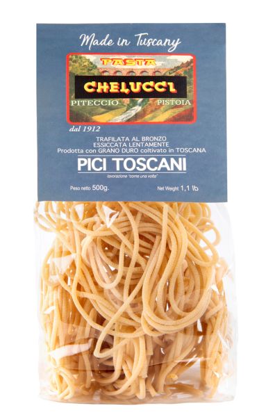 Pici Toscani Nudeln - Pasta Chelucci 500 g Packung