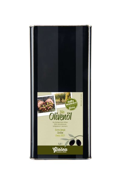 BIO-Olivenöl Extra vergine „Dalla Mamma“ 5l Kanister – Giolea