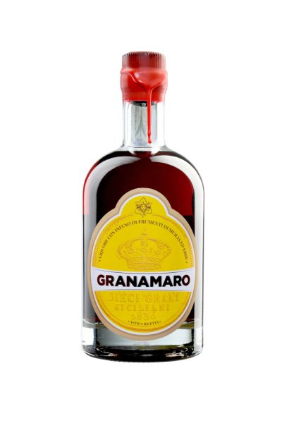 Granamaro Likör aus Weizen und Kräuter 0,7 l. Flasche - Molini Riggi