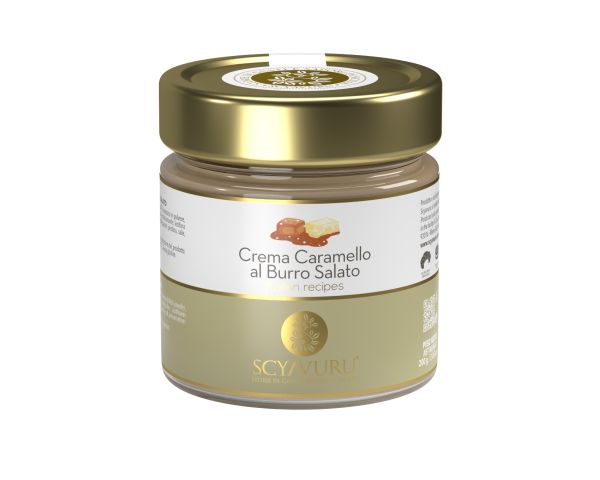 Karamell + gesalzene Buttercreme aus Sizilien 200 g - Scyavuru