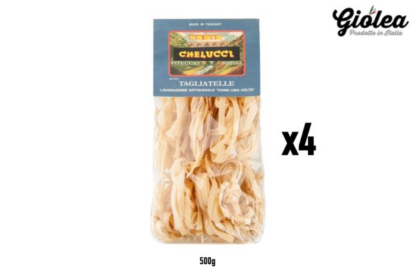Vorratspack 4x500g Tagliatelle Nudeln Pasta Chelucci