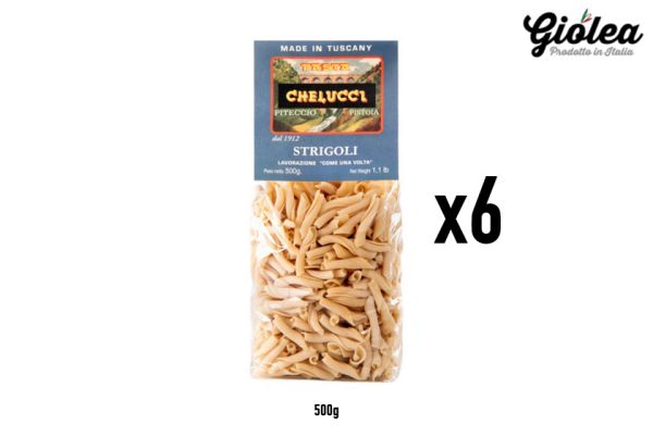 Vorratspack 6x500g Strigoli Pasta Chelucci