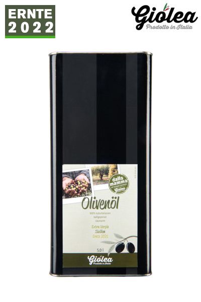 Extra natives Olivenöl aus Italien 5 Liter Kanister