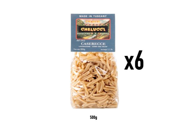 Vorratspack 6x500g Caserecce Nudeln - Pasta Chelucci