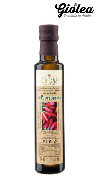 Extra natives Olivenöl al Peperoncino (Chili) - Olisir s.n.c.
