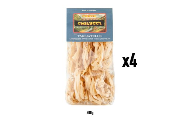 Vorratspack 4x500g Tagliatelle Nudeln - Pasta Chelucci