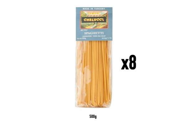 Vorratspack 8x500g Spaghetti Nudeln - Pasta Chelucci